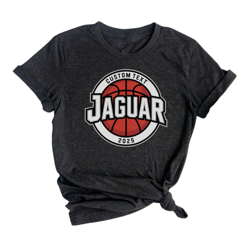 2025 Varsity Circle Jaguar Basketball Club Sport Team T-shirt – Custom School Tee