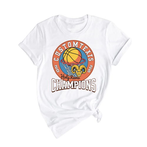 Basketball Champions Shirt – Varsity Mascot Tournament Tee