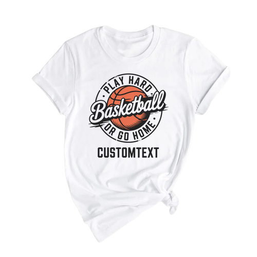 Basketball Grunge T-shirt – Play Hard Urban Sport Style