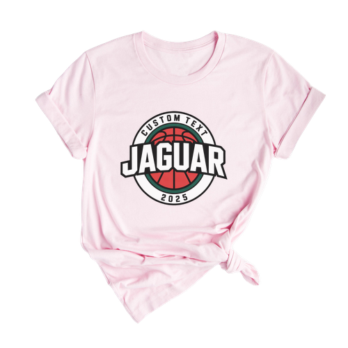 Custom Jaguar Basketball Club Sport Team T-shirt – Varsity Circle 2025 Edition