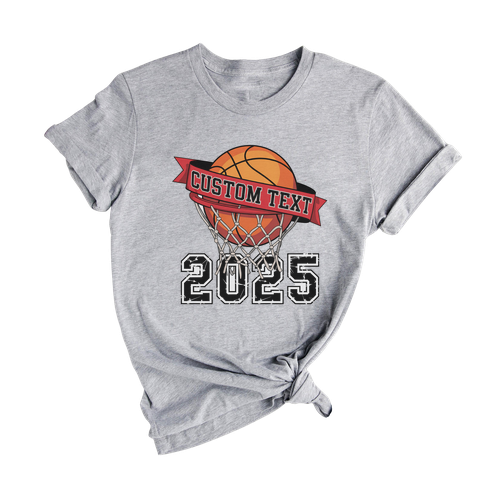 Custom Text 2025 Basketball Retro Custom Club Sport Team T-Shirt