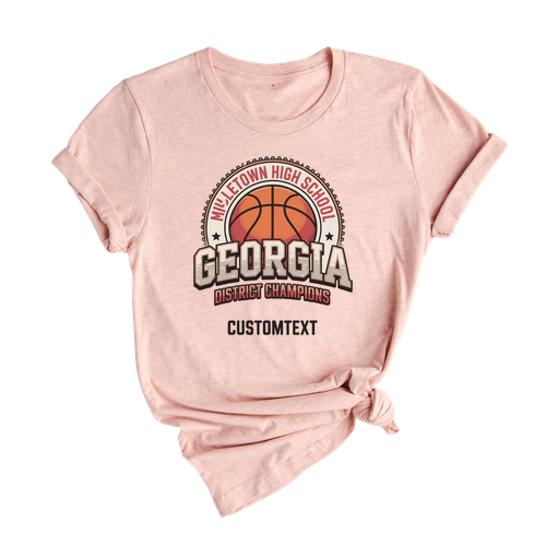 Georgia Basketball Varsity Shirt – District Champions Retro Logo