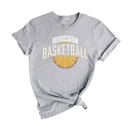 Modern Basketball Club Sport Team T-shirt – Custom Varsity Style Design