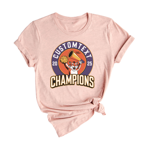 cheerleading Champions Shirt – Varsity Mascot Tournament Tee