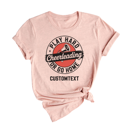 Cheerleading Grunge Club Sport Team T-shirt – Play Hard Urban Varsity Style
