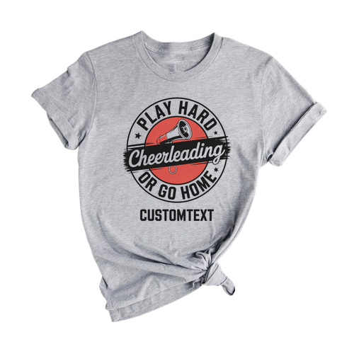 Cheerleading Grunge T-shirt – Play Hard Urban Sport Style