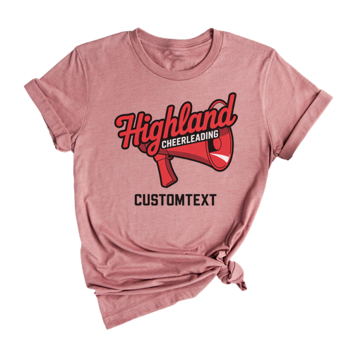 Cheerleading Headgear Logo T-shirt – Varsity Custom Design
