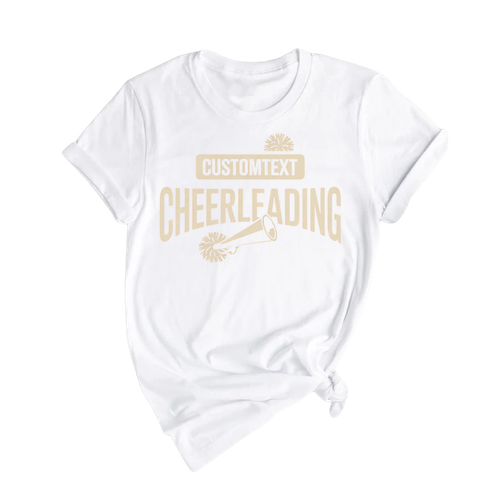 Classic Cheerleading Varsity Team T-shirt – Custom High School Design
