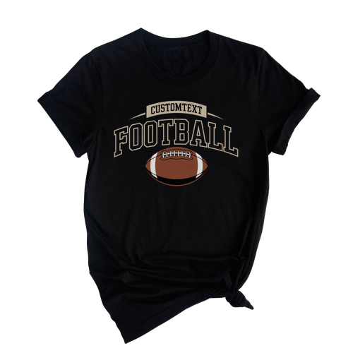 Classic Football Club Sport Team T-shirt – Custom Varsity High School Spirit Tee