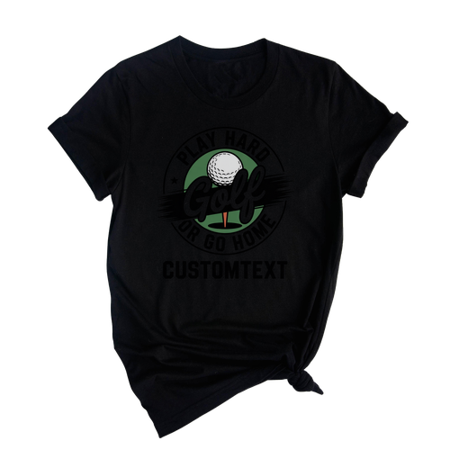 Custom Golf Grunge T-shirt – Play Hard Urban Sport Style