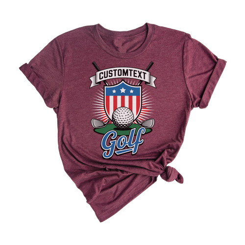Custom Golf Varsity Sport Team Shirt – Custom School Tee