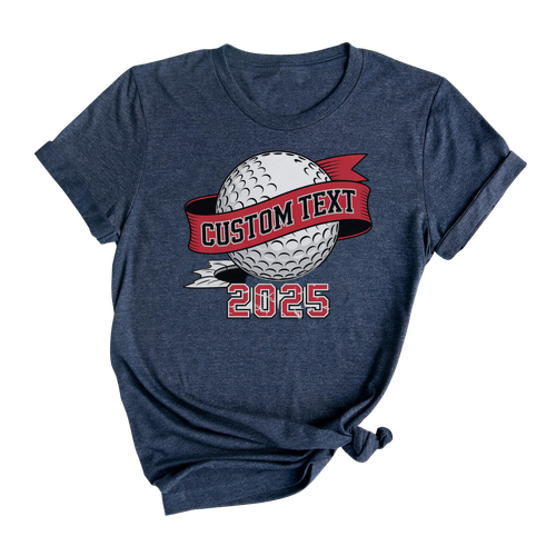 Custom Text 2025 Golf Vintage Custom Sport Team