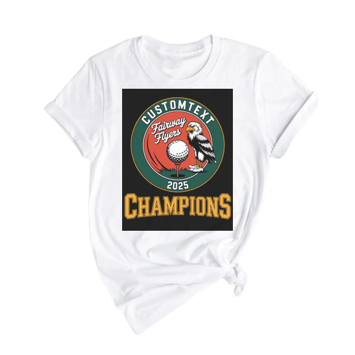 Golf Champions Shirt – Varsity Mascot Tournament Tee