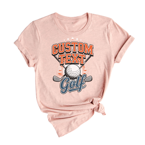golf Varsity Sport Team Shirt – Custom School Name Tee