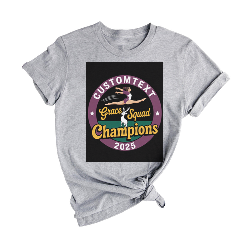 Gymnastics Club Sport Team T-shirt – Varsity Champion Mascot Tournament Design