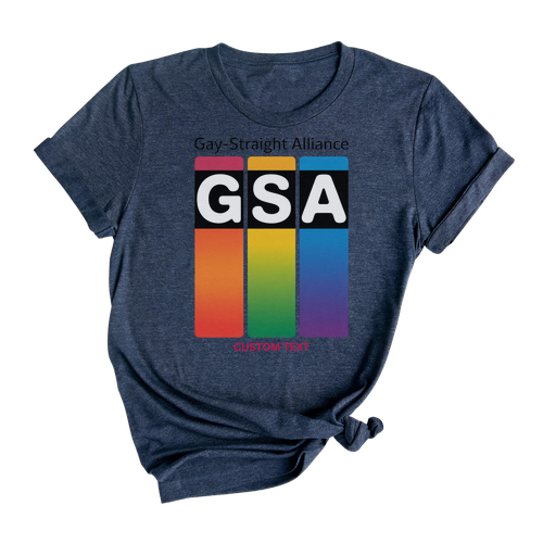 Gay-Straight Alliance Rainbow Pride GSA Club T-shirt
