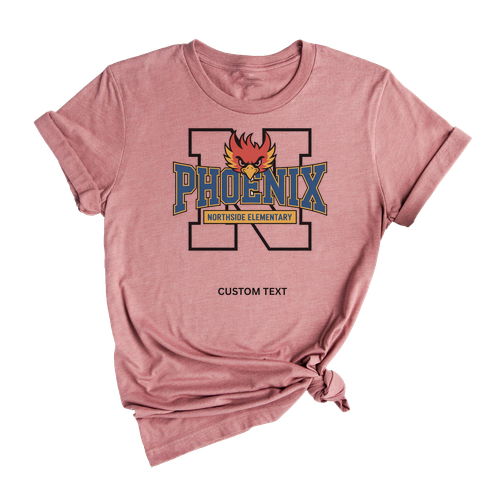 Custom Phoenix Mascot Northside Elementary Vintage Collegiate Team Pride T-shirt