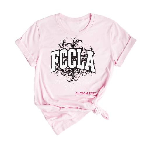 Custom Anton High School FCCLA Graphic 2026 Team T-shirt